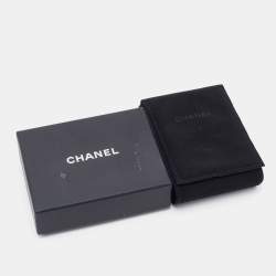Pre Owned Chanel CC Crystals Gold Tone Pendant Necklace