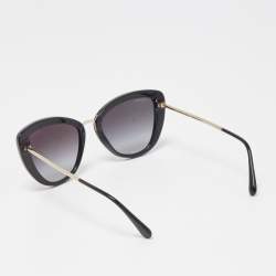 Chanel Black/Gold Gradient Cat Eye Sunglasses