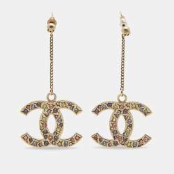 chanel earrings used hoops