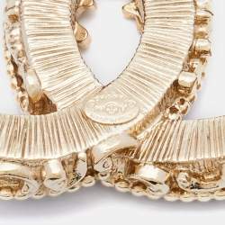 Chanel Gold Tone Enamel Employee Tag Pin Brooch Chanel | The Luxury Closet