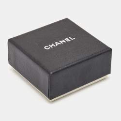 Chanel CC Vintage Gold Tone Brooch