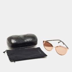 Chanel Rose Gold Tone/Pink Mirrored 4222 Cat-Eye Sunglasses
