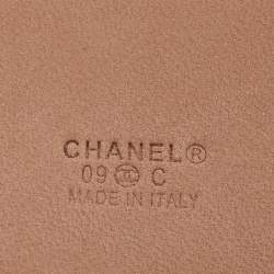 Pre Owned Chanel Aqua Blue Patent Leather CC Logo Buckle Wide Belt 85 CM