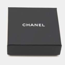 Chanel CC Crystal Gold Tone Brooch