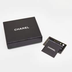 Chanel Black Leather CC Flap Key Holder