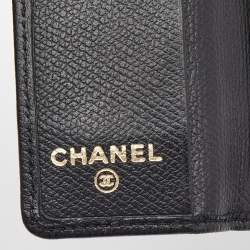 Chanel Black Leather CC Flap Key Holder
