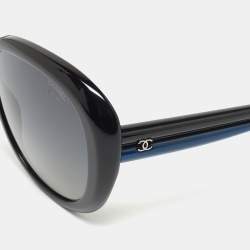 Chanel Black Gradient 5312 Oval Sunglasses