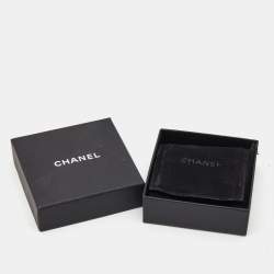 Pre Owned Chanel CC Crystals Gold Tone Metal Pendant Necklace