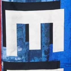 Pre Owned Chanel Multicolor Car Printed Silk Scarf