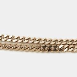 Pre Owned Chanel CC Forever Crystals Gold Tone Necklace