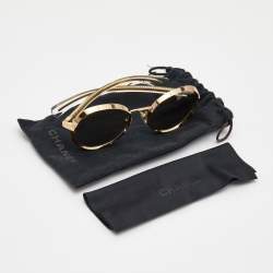 Chanel Gold 71263 Metal Frame Round Sunglasses
