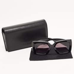 Chanel Black/Gold Gradient CC Rectangular Sunglasses
