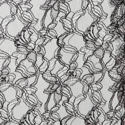 Chanel Black Lace Cape Style Shawl