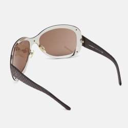 Chanel Brown 4165 CC Quilted Oversized Sunglasses