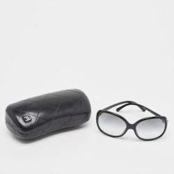 Chanel Black Gradient CC Oversized Sunglasses
