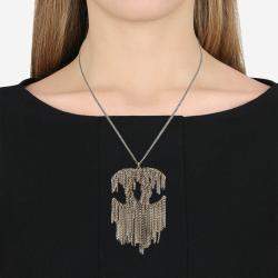 Chanel  Women's Metal Pendant Necklace - Gold - One Size