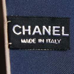 Pre Owned Chanel Multicolor Lucky Charms Print Silk Square Scarf