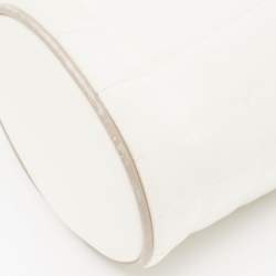 Chanel White Quilted Nylon Sport Line Bottle Holder