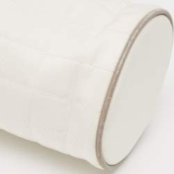 Chanel White Quilted Nylon Sport Line Bottle Holder