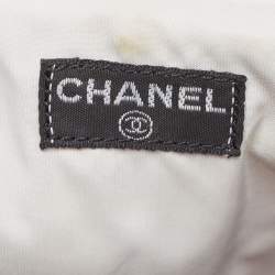 Chanel White Quilted Nylon Sport Line Bottle Holder