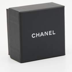 Pre Owned Chanel CC Gold Tone Earrings