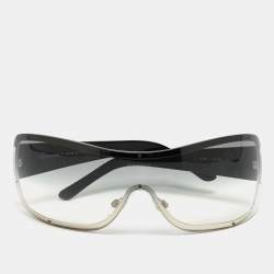 مملوكة مسبقًا Chanel Black Gradient 4126 Shield Sunglasses