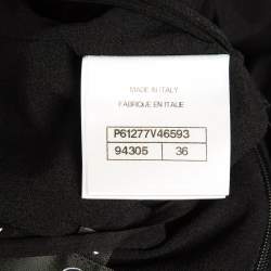 Chanel Black Stretch Crepe Shoulder Strap Jumpsuit S