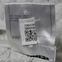 Chanel White Crochet Patterned Knit Mini Dress M