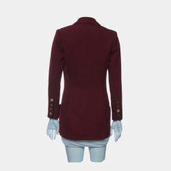 Chanel Burgundy Vintage Blazer M