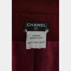 Chanel Burgundy Vintage Blazer M