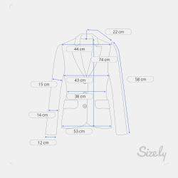 Chanel Blue Tweed Button-Up Jacket And Tweed Skirt Set M