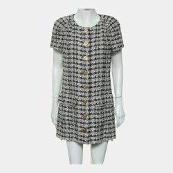Chanel Tweed Button Up Dress M