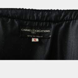 Chanel Red/Black Vintage Velvet Jacket M