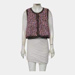Chanel Knitted Embellished Buttons Vest M