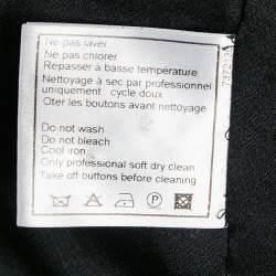 Chanel Black Velvet Single Breasted Blazer M