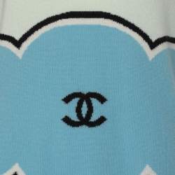 Pre Owned Chanel Multicolor Cashmere Dress M