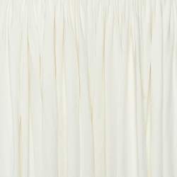 Chanel Cream/Ivory Jersey Pleated Palazzo Pants L