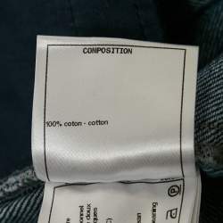 Chanel Blue Spray Painted Denim Jeans S Waist 26"