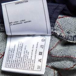 Chanel Blue Denim Embroidered Jeans L Waist 32"