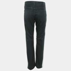 Chanel Black/White Gradient Cotton Jeans M Waist 31"