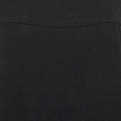 Chanel Black Textured Crepe Sleeveless Top M