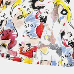 مملوكة مسبقًا Chanel Multicolor Cotton Sleeveless Dress Women Size 38