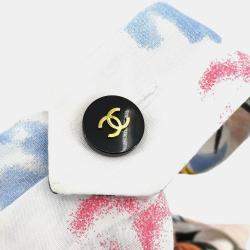 مملوكة مسبقًا Chanel Multicolor Cotton Sleeveless Dress Women Size 38