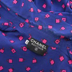Pre Owned Chanel Navy Blue Dress  Women Size 40