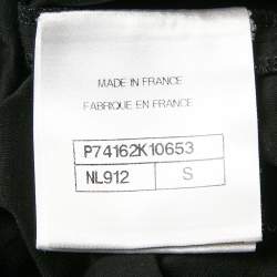Chanel Black CC Rhinestone Cotton Jersey T-Shirt and Shorts Set S