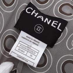 Chanel Brown Rayon Coat Women Size 36 