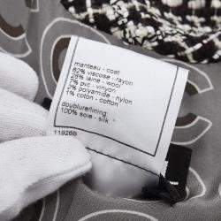 Chanel Brown Rayon Coat Women Size 36 