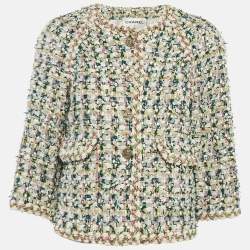 Chanel Multicolor Tweed Button Front Paris-Greece Fantasy Jacket M