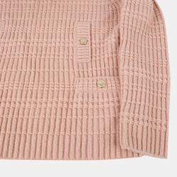 Chanel Pink Cashmere Blend Knit Pullover Size 36
