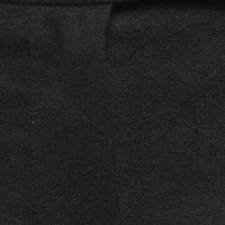 Chanel Black Wool Straight Leg Trousers S